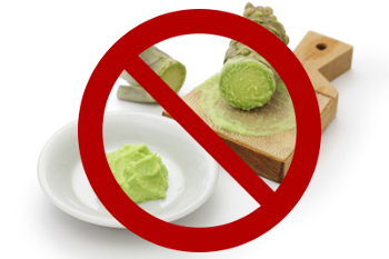 Wasabi de verdade? Isso é rábano!